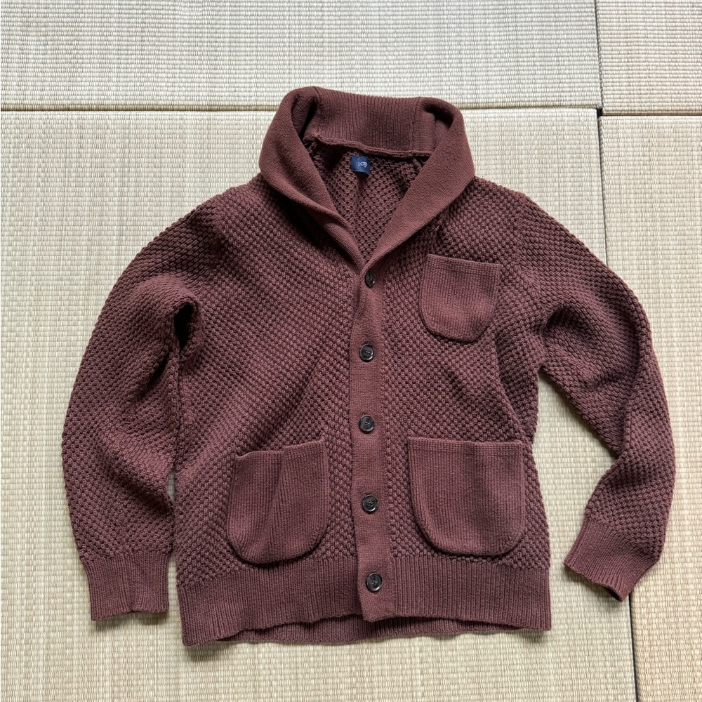 J. Crew Brown Cardigan Sweater, S